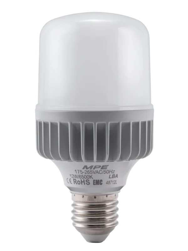 Bóng đèn LED Bulb 12W sáng vàng MPE LBA-12V