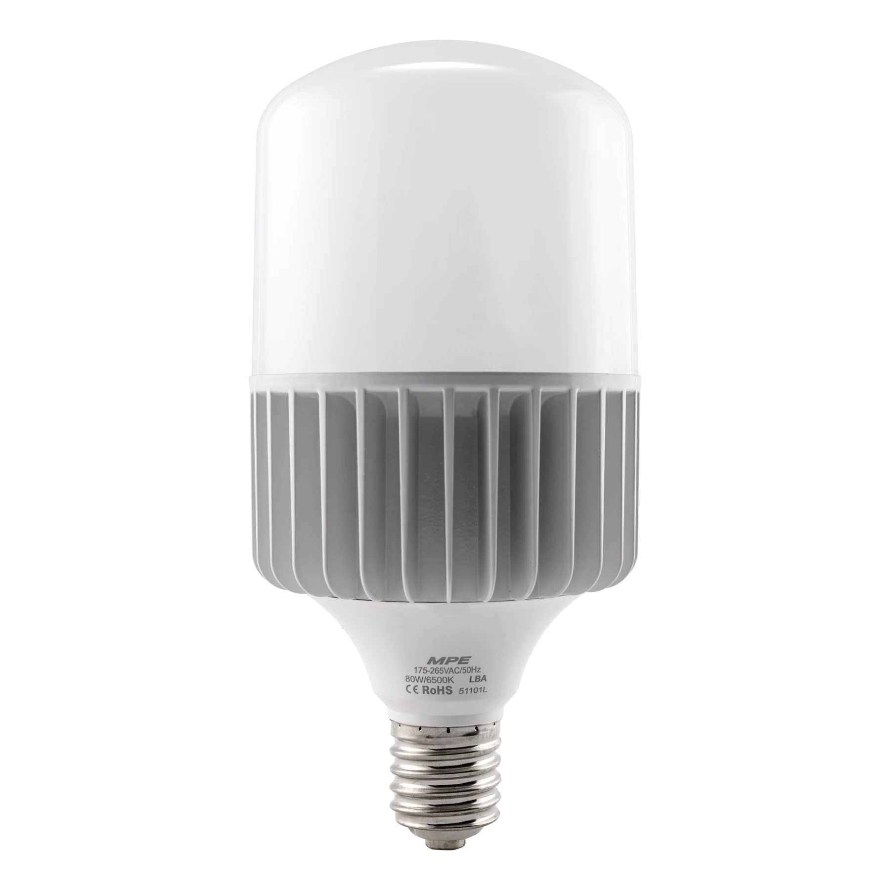 Bóng đèn LED Bulb 80W đui E40 sáng trắng MPE LBA-80T