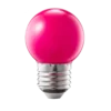 Bóng đèn LED Bulb màu hồng 1.5W đui E27 MPE LBD-3PK