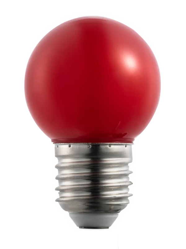 Bóng đèn LED Bulb màu đỏ 1.5W đui E27 MPE LBD-3R