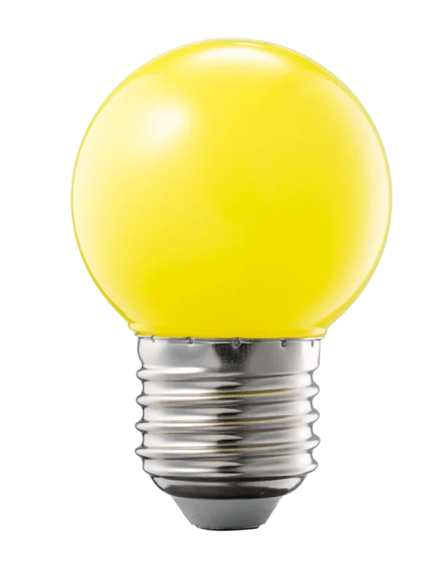 Bóng đèn LED Bulb màu vàng 1.5W đui E27 MPE LBD-3YL