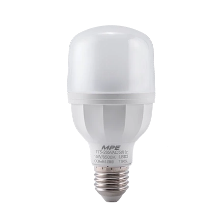 Bóng đèn LED Bulb 15W sáng vàng MPE LBD2-15V