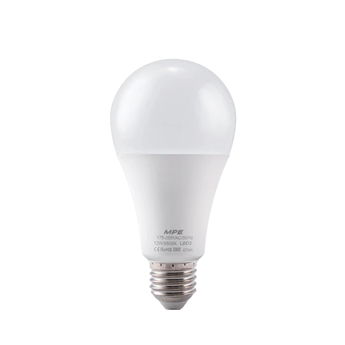 Bóng đèn LED Bulb chống ẩm 12W sáng vàng MPE LBD3-12V