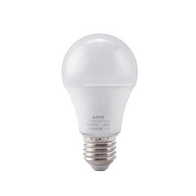 Bóng đèn LED Bulb chống ẩm 9W sáng trắng MPE LBD3-9T