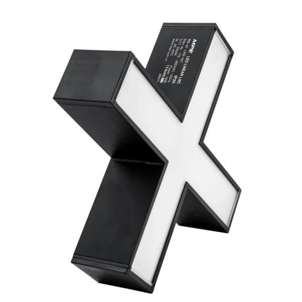 Thanh nối màu đen chữ X 16W sáng trắng MPE LXB-16T