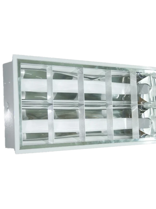 Máng đèn xương cá âm trần 2 bóng 0.6m (chưa có bóng) MPE MAT 218