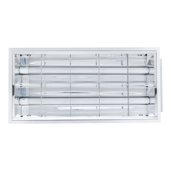 Bộ đèn xương cá âm trần 2x0.6m sáng vàng MPE MATL-210V