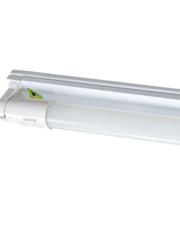 Bộ đèn batten LED tube T8 thủy tinh 1.2m 1x18W sáng vàng MPE MGT8-120V