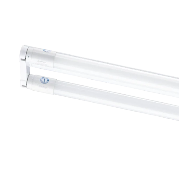 Bộ đèn batten LED tube nhựa Nano PC T8 1.2m 2x18W sáng vàng MPE MNT-220V