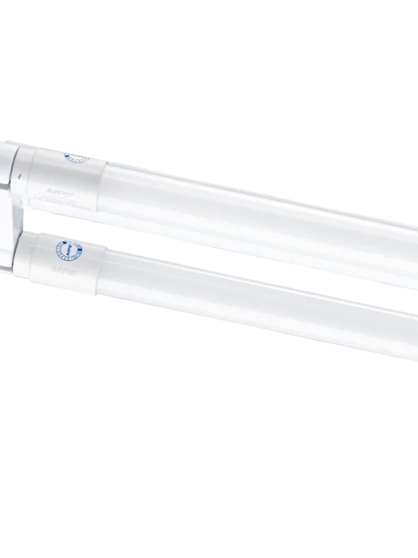 Bộ đèn batten LED tube nhựa Nano PC T8 0.6m 2x9W sáng trắng MPE MNT-210T