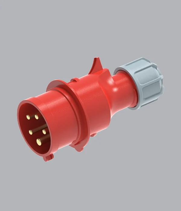 Phích cắm 16A 3P+N+E(6h) IP44 MPE MPN2-015