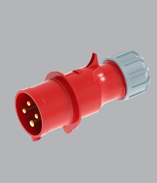 Phích cắm 32A 3P+E(6h) IP44 MPE MPN2-024