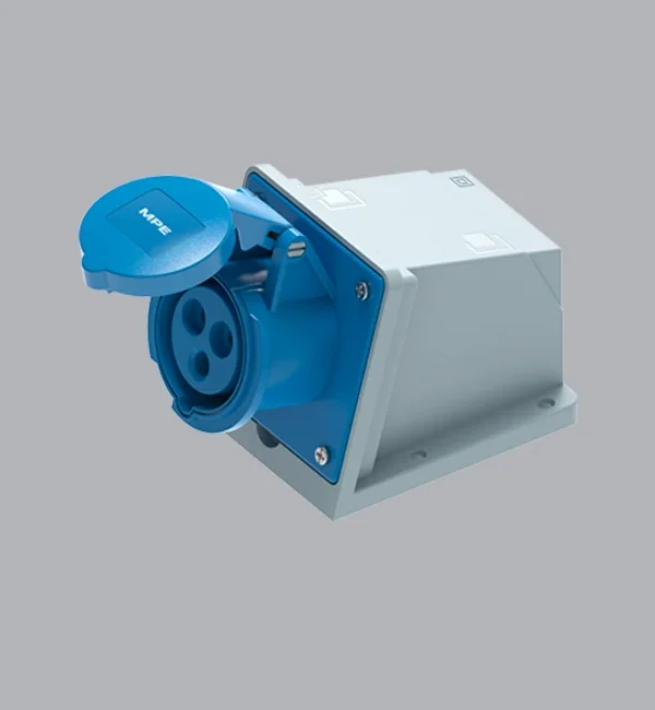 Ổ cắm gắn nổi 16A 2P+E(6h) IP44 MPE MPN2-113