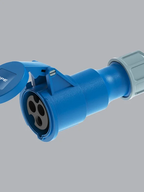 Ổ cắm di dộng 16A 2P+E(6h) IP44 MPE MPN2-213