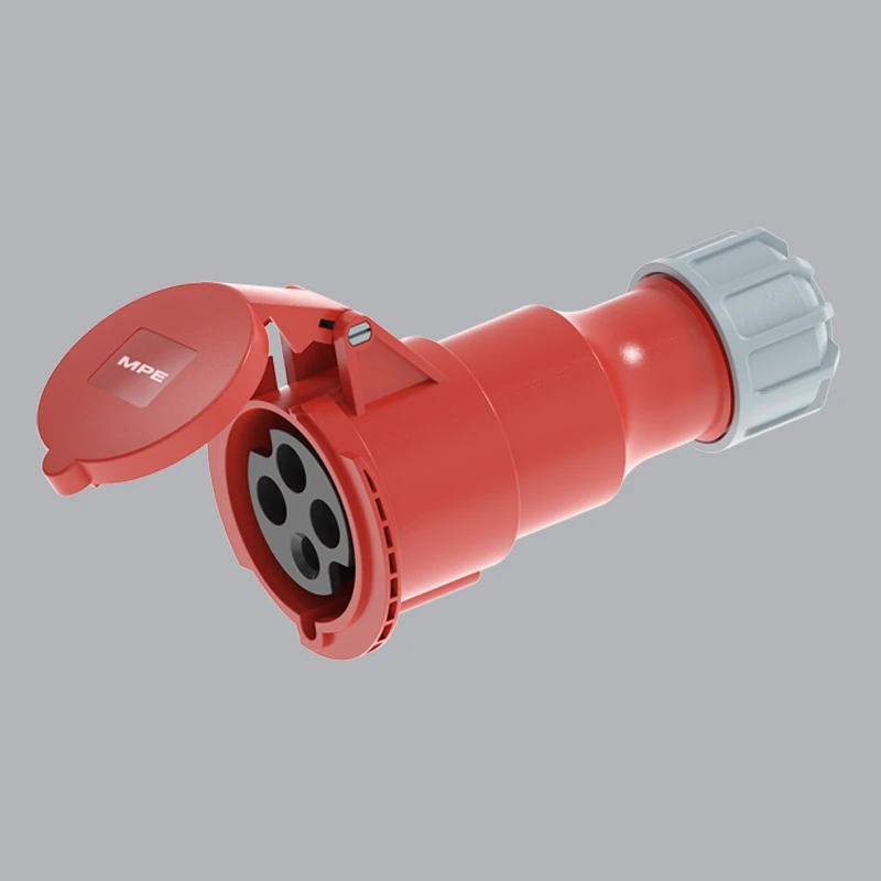 Ổ cắm di dộng 32A 3P+E(6h) IP44 MPE MPN2-224