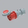 Ổ cắm di dộng kín nước 63A 3P+E(6h) IP67 MPE MPN2-2342