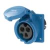 Ổ cắm gắn âm mặt nghiêng 16A 2P+E(6h) IP44 MPE MPN2-413