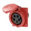 Ổ cắm gắn âm mặt nghiêng 16A 3P+N+E(6h) IP44 MPE MPN2-415