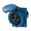 Ổ cắm gắn âm mặt nghiêng 32A 2P+E(6h) IP44 MPE MPN2-423