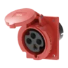 Ổ cắm gắn âm mặt nghiêng 32A 3P+E(6h) IP44 MPE MPN2-424