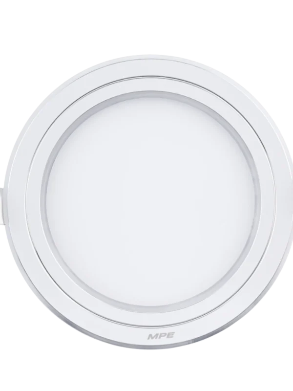 Đèn LED panel nhôm âm trần viền bạc 12W đổi màu MPE RPL-12S/3C/S