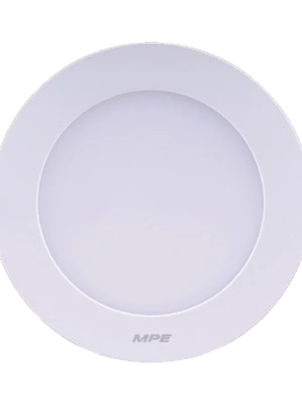 Đèn LED panel nhựa âm trần 9W (D120) sáng vàng MPE RPL3-9SV