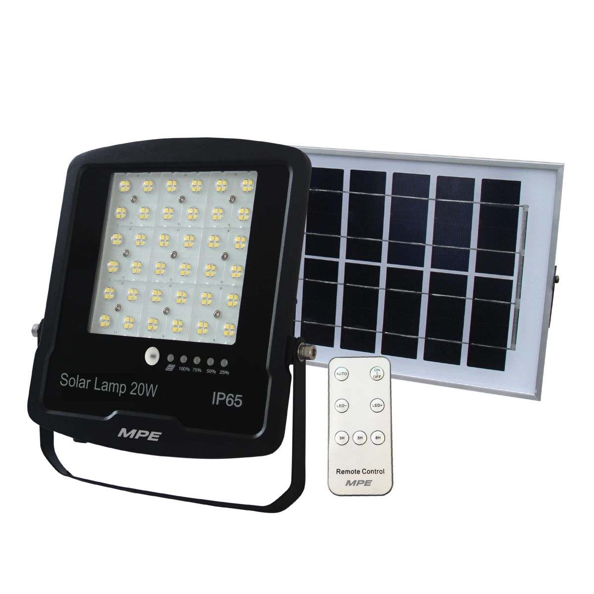 Đèn LED pha năng lượng mặt trời 300W sáng trắng MPE SFLD-300T