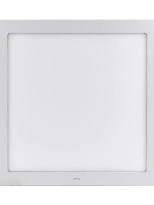 Đèn LED panel nhôm âm trần vuông dimmer 24W sáng vàng MPE SPL-24V/DIM