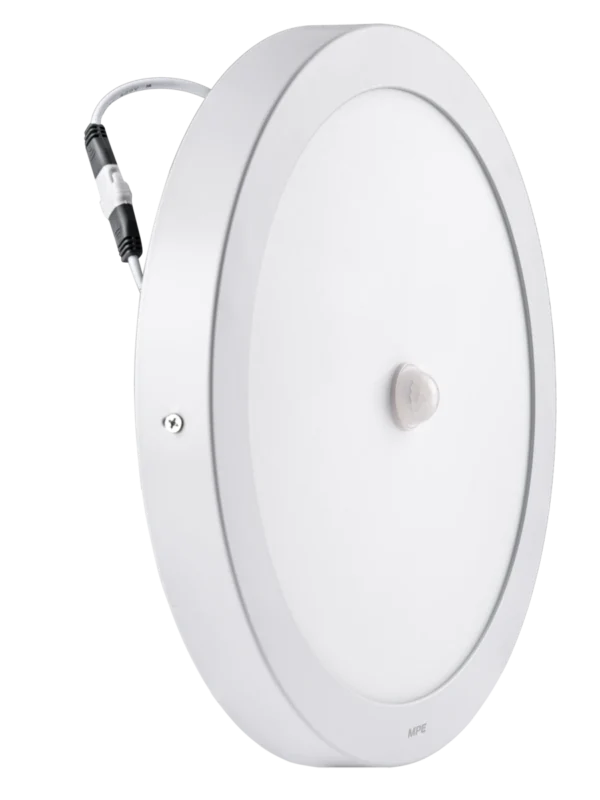 Đèn LED panel nhôm cảm biến gắn nổi 24W sáng trắng MPE SRPL-24T/MS