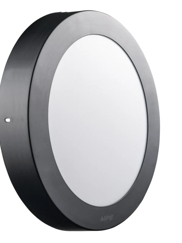 Đèn LED panel nhôm vỏ đen gắn nổi 12W đổi màu MPE SRPLB-12/3C