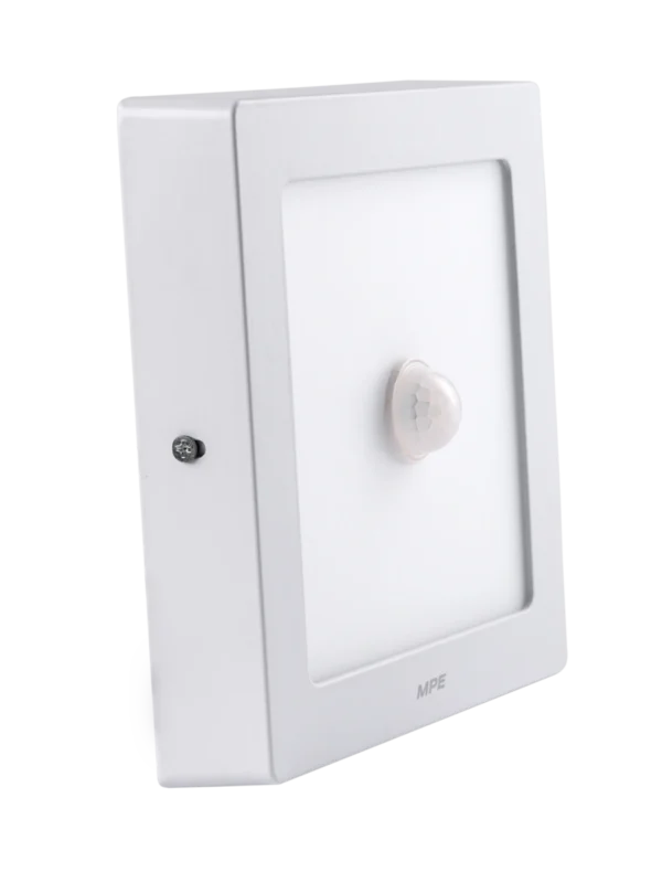 Đèn LED panel nhôm cảm biến gắn nổi 12W sáng trắng MPE SSPL-12T/MS