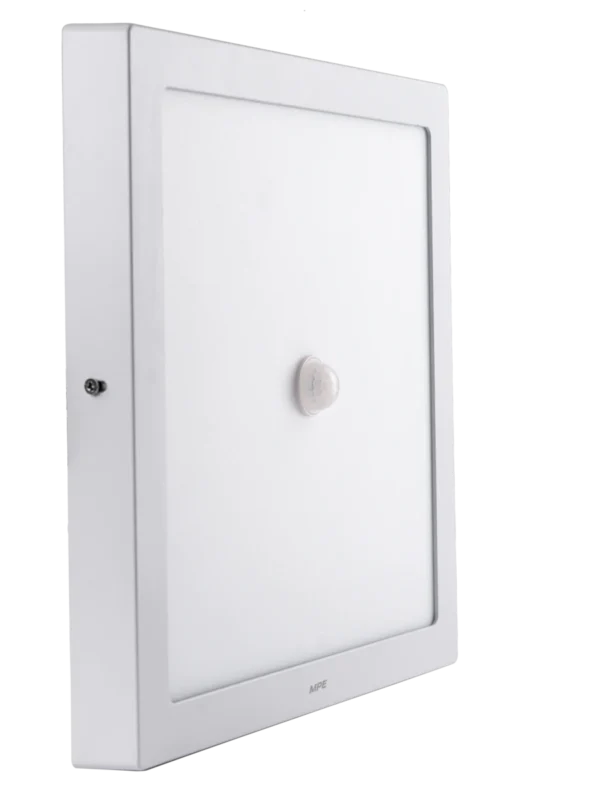 Đèn LED panel nhôm cảm biến gắn nổi 24W sáng trắng MPE SSPL-24T/MS
