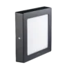Đèn LED panel nhôm vỏ đen gắn nổi 12W sáng trắng MPE SSPLB-12T