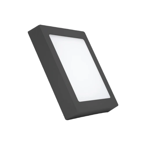 Đèn LED panel nhôm vỏ đen gắn nổi 18W sáng trắng MPE SSPLB-18T