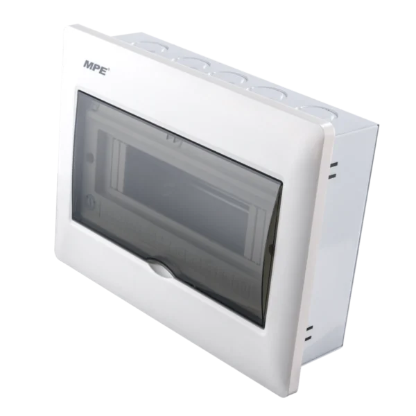 Tủ điện âm tường đế sắt chứa MCB 8-10 cực MPE TS-10
