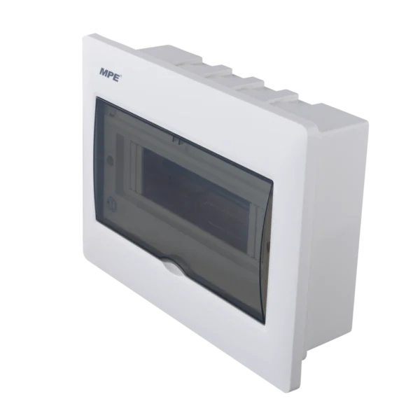 Tủ điện âm tường đế nhựa chứa MCB 8-10 cực MPE TS-10/P