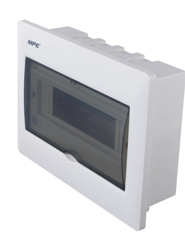 Tủ điện âm tường đế nhựa chứa MCB 8-10 cực MPE TS-10/P