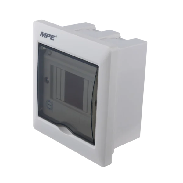 Tủ điện âm tường đế nhựa chứa MCB 2-4 cực MPE TS-4/P