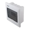 Tủ điện âm tường đế nhựa chứa MCB 5-6 cực MPE TS-6/P