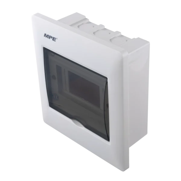Tủ điện âm tường đế nhựa chứa MCB 5-6 cực MPE TS-6/P