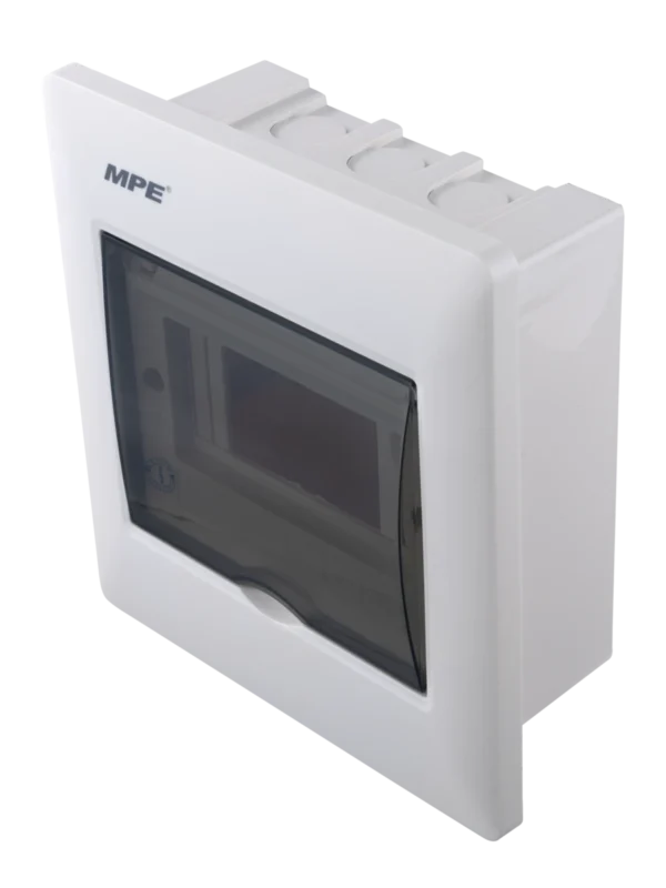 Tủ điện âm tường đế nhựa chứa MCB 5-6 cực MPE TS-6/P